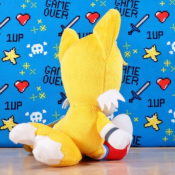 Jakks Pacific Sonic The Hedgehog TAILS 8" 2021 UltraSoft Stuffed Sega GO Plush - Picture 3 of 12
